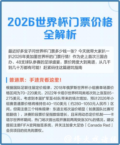 2026年美国世界杯门票购买指南 2026年美国世界杯门票购买指南
